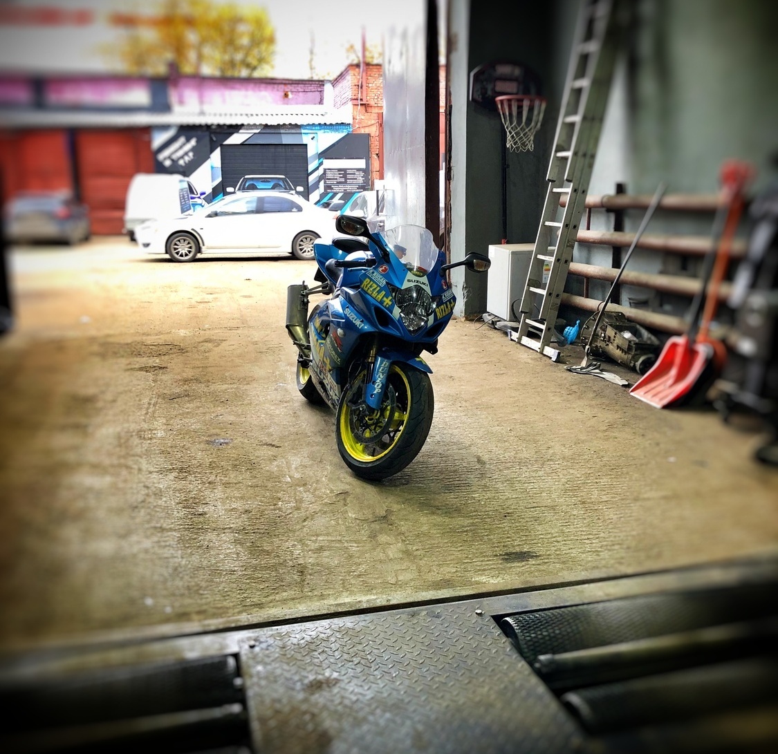 Мотоцикл на техническом осмотре на Бабушкинской