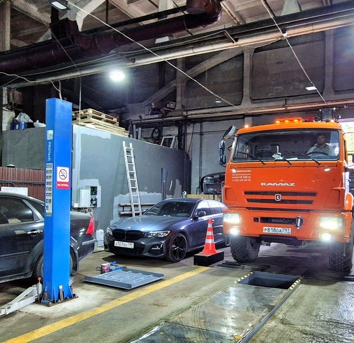 Грузовой автомобиль на техосмотре в СВАО, фото 1